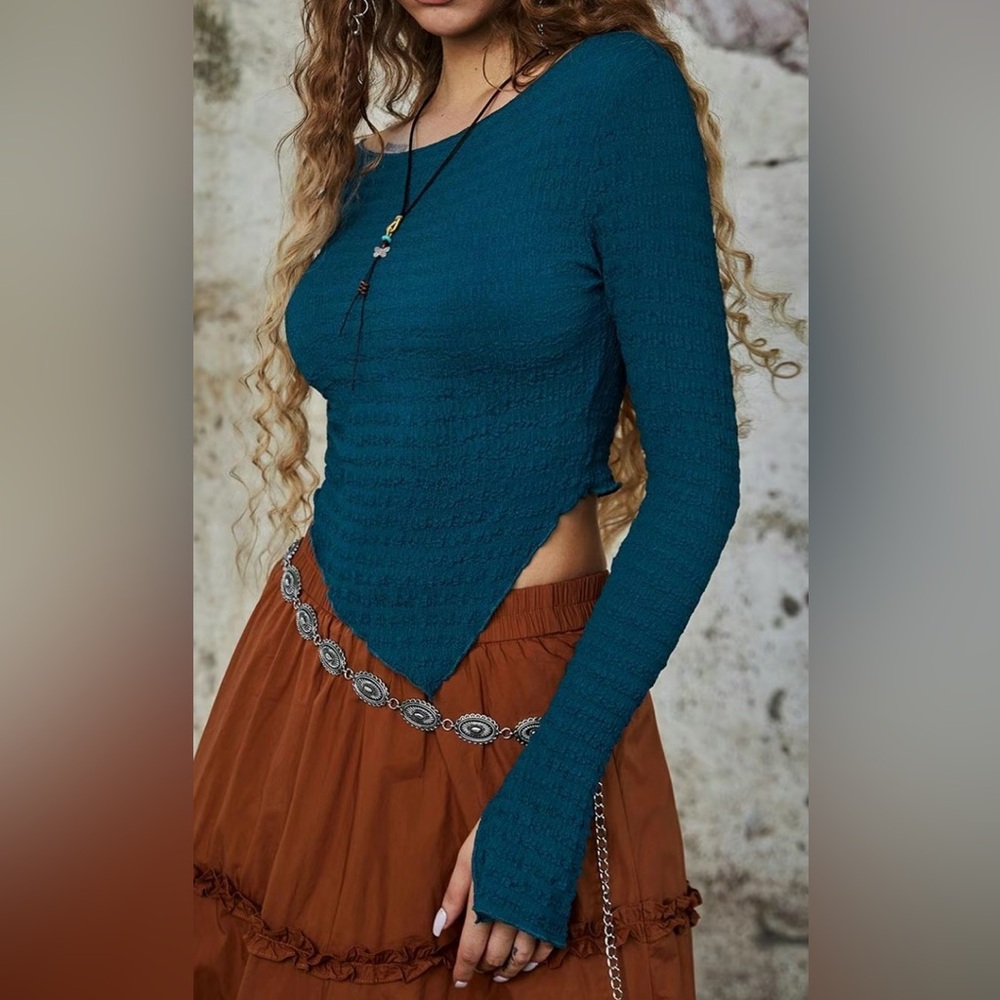 Aquamarine blouse‎